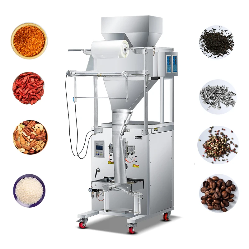 500g Automatic Quantitative Weighing Dispenser Granule Powder Liquid Multifunctional Packaging Machine