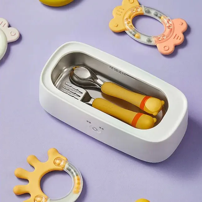 Outdoor Travel Small Portable Makeup Brush Glasses Mini Ultrasonic Cleaner