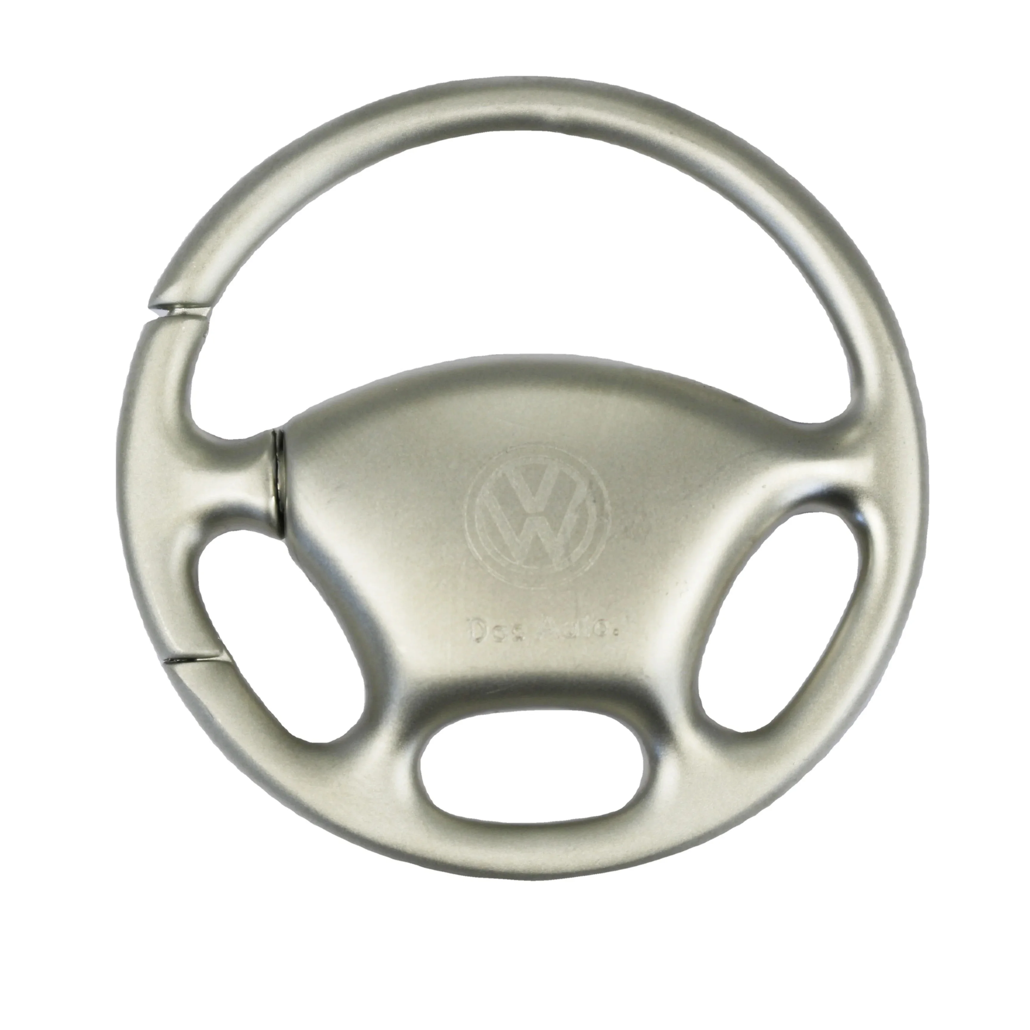 Custom logo mini Car Steering Wheel emblem for promotional Keychain