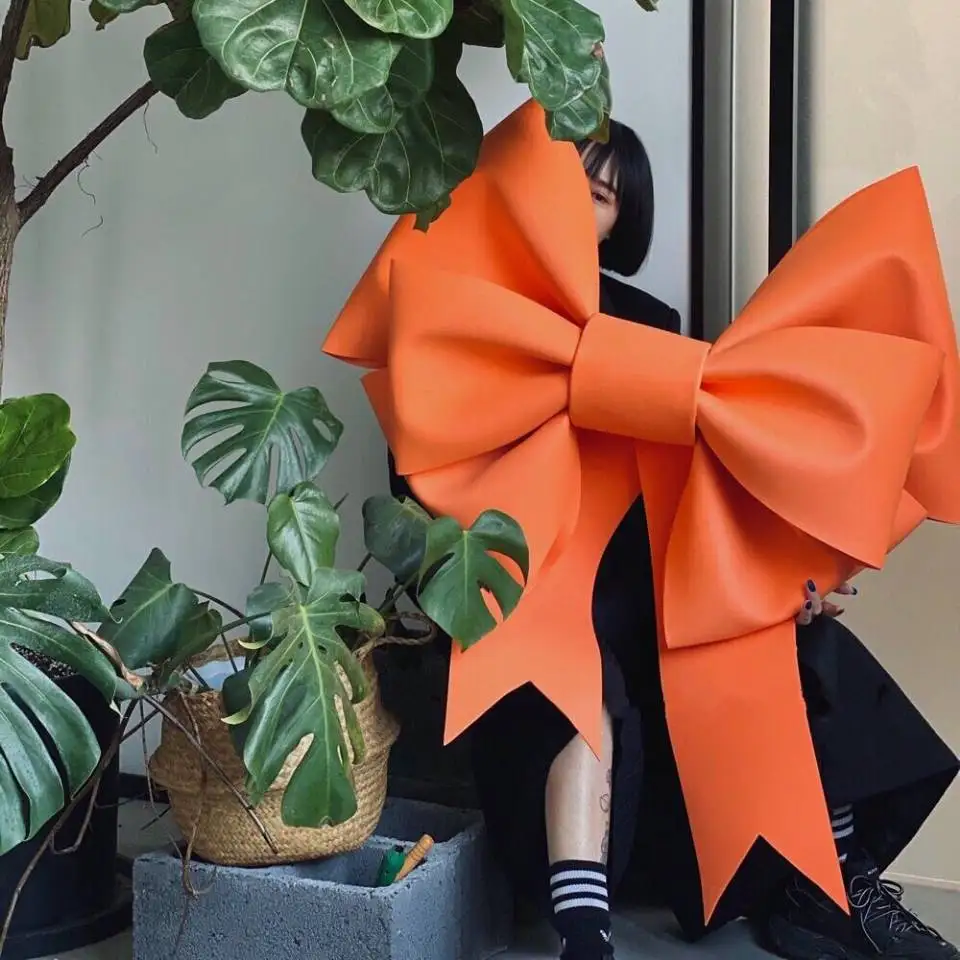 In Stock DIY EVA Foam Bowknot Wholesale Color Waterproof Home Outdoor Christmas Gift Decoration Large Big EVA Cars Bows