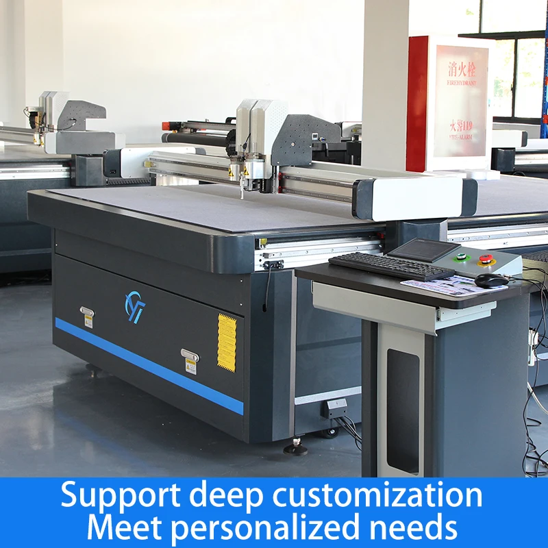 cnc corrugated cardboard flatbed plotter sample cutting machine