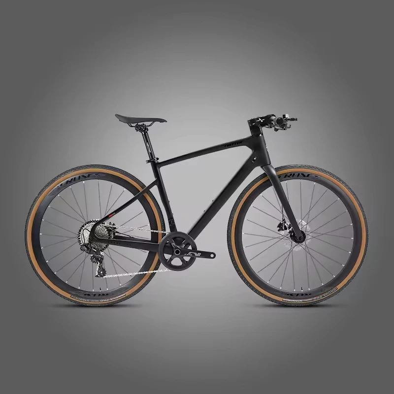 Road Bike NX 11S Cycling For MenNew Aero Design 700*40C Gravel Bike Complete Gray Black Color Carbon Gravel Frame Bicycle