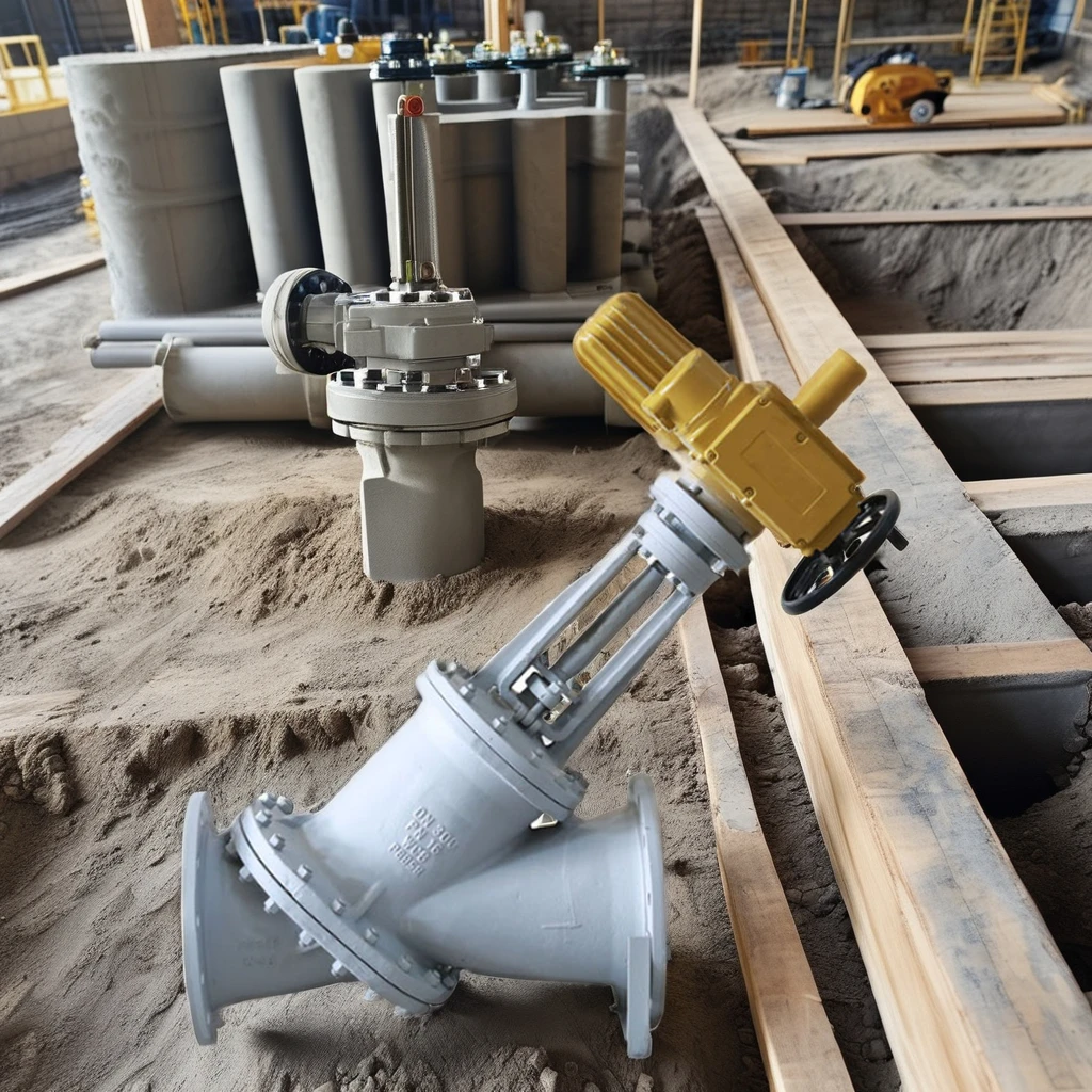 DN300 Carbon Steel 6 Inch Knife Slurry Gate Valve