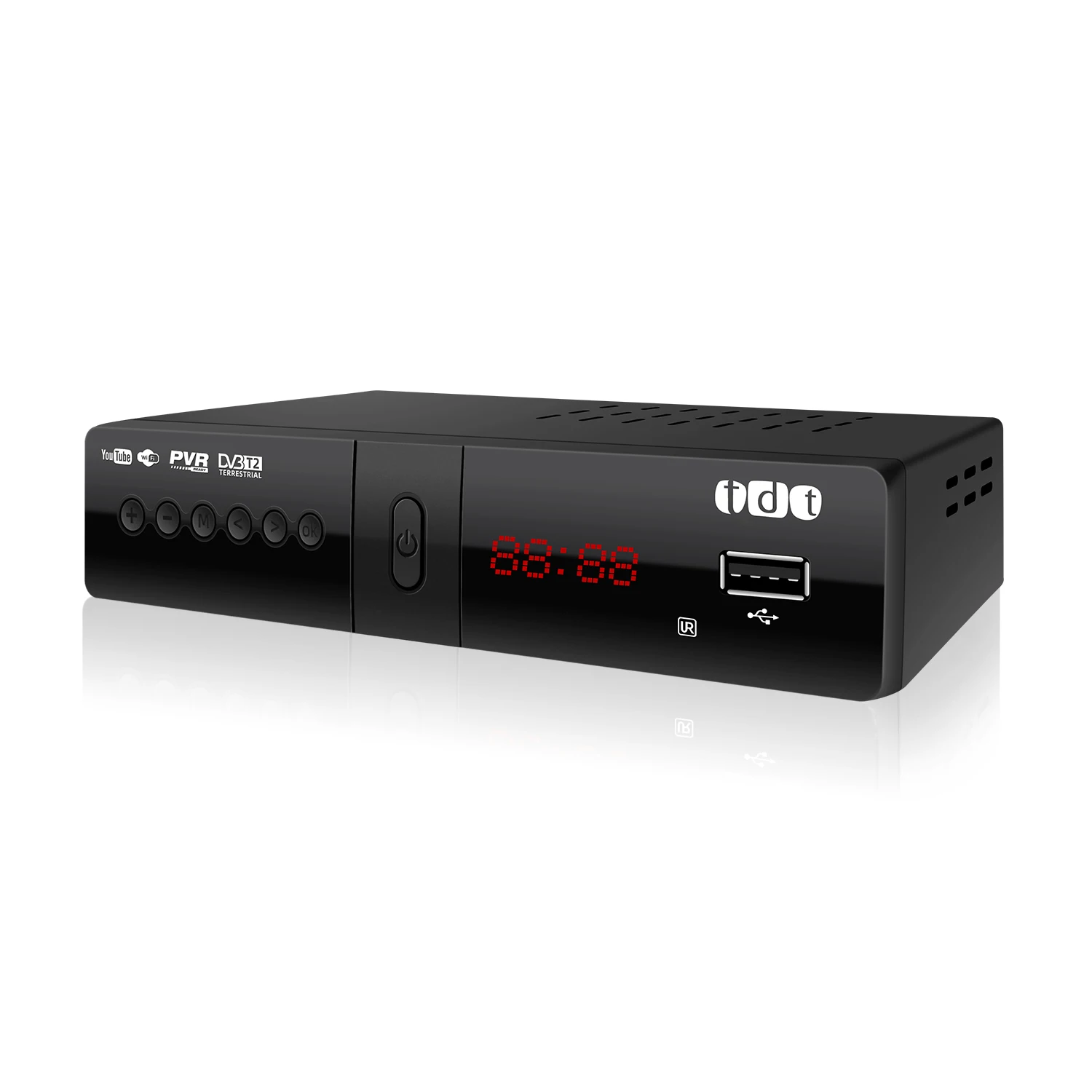 HUIFENG Factory Suppliers Dvb T2 Full High Dinfinition The Set-top Stb FTA Free To Air Set Top Box DVB T2 fta decoder TDT