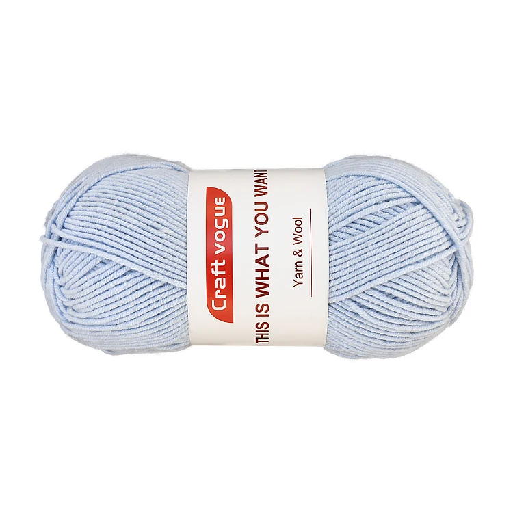 In Stock 5ply fine production line 100g cotton acrylic blended yarn combed for knitting crochet