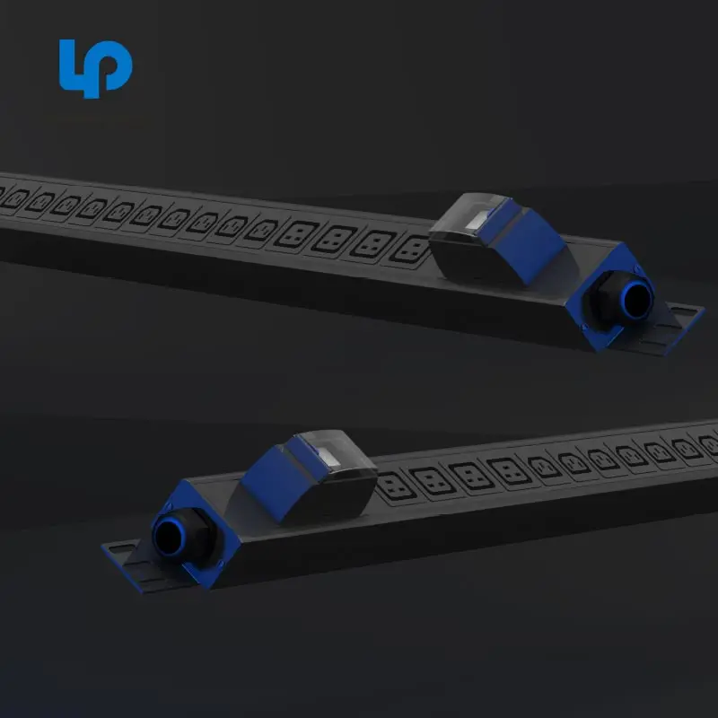 Customized 19' power distribution network Germany socket 8 port pdu 1u 19inch 16A 220V switch pdu