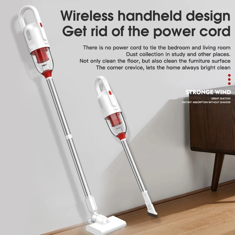 OEM High Suction Vacuum Cleaner Household 15000pa High Power Wet And Dry Small Electric Carpet Vacuum Cleaner