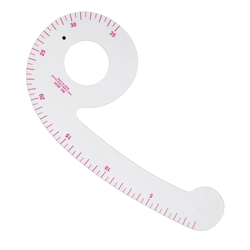 Manufacturers direct sales curve sleeve cage button arc clothing ruler version ruler cut suit put yardstick wholesale collection
