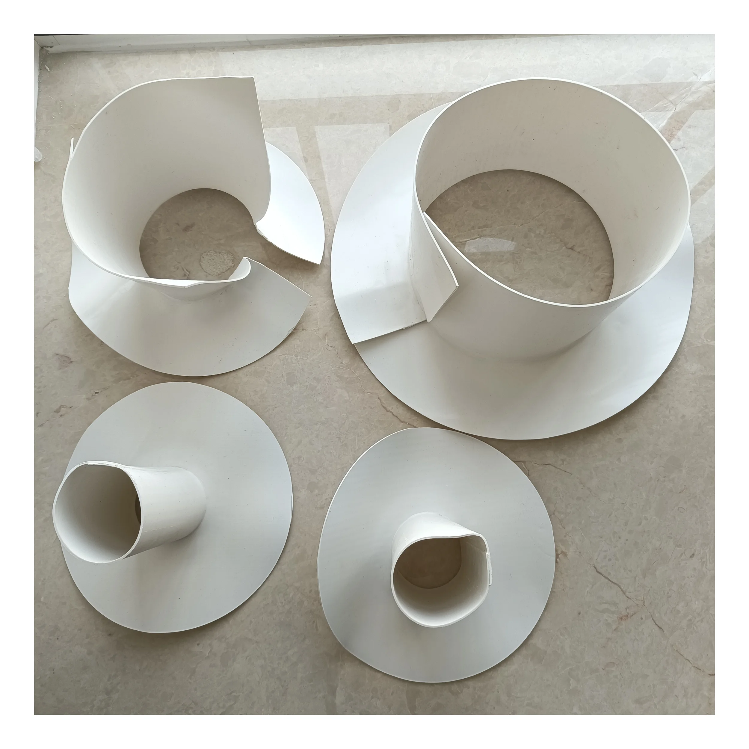 PVC TPO waterproof membrane PVC TPO Prefabricated Element Screw Fasteners Internal External Corner