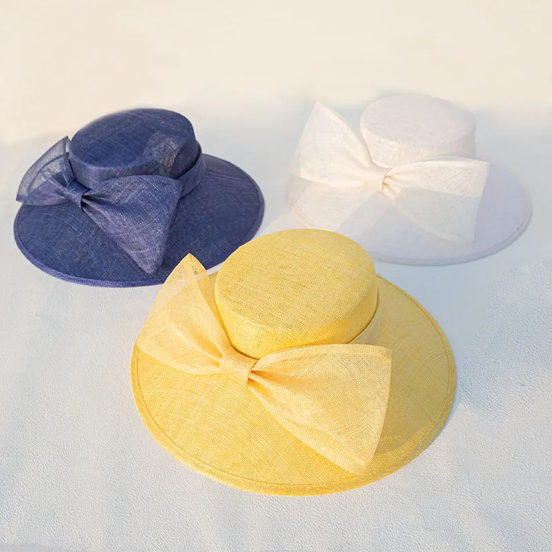 Spring summer events women church hats best seller Kentucky Derby millinery sinamay hat