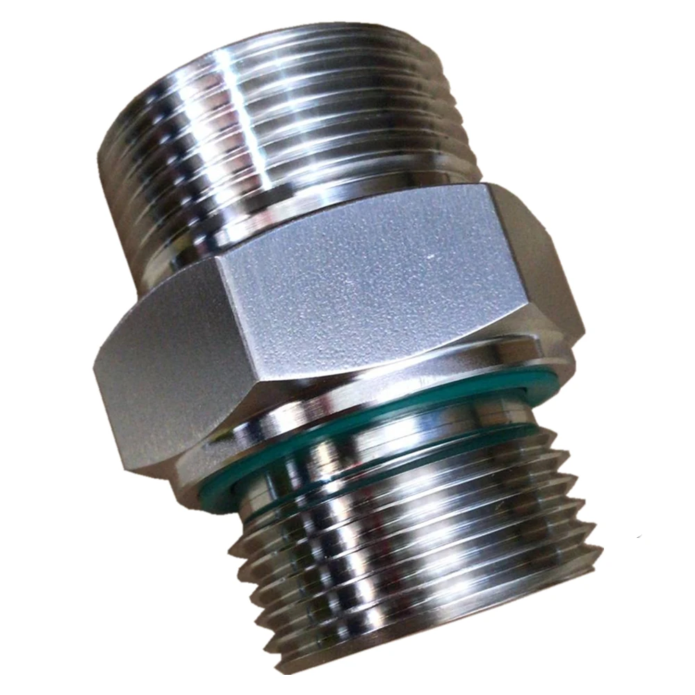 Hydraulic Metric To BSP ED Sealing Hexagon Nipple Hydraulic Nipple