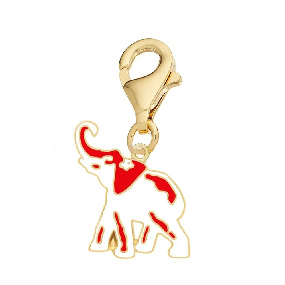 Greek Life Jewelry Making Eco friendly Alloy Inlaid Sticker Sorority Fraternity 1913 Elephant Club DST Delta Theta Pendant Charm