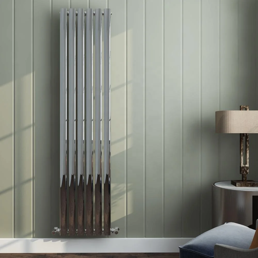 Hot selling SUN-R10 VERTICAL CHROME  Designer Radiator Heated Towel water radiator for bathroom