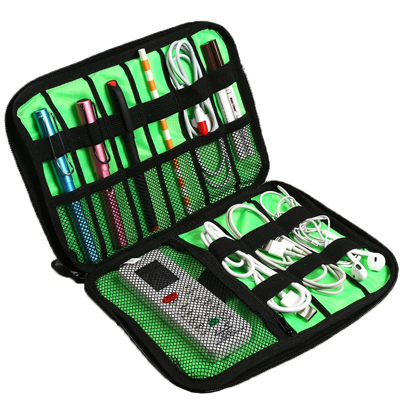Gadget Cable Organizer Storage Bag Travel Electronic Accessories Cable Pouch Case USB Charger Power Bank Holder Digitals Kit Bag
