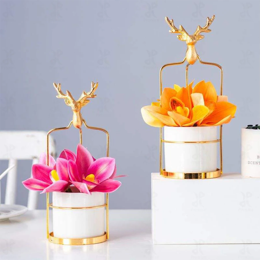 Modern Wedding Table Centerpiece Flowers Party Table Flower Stand Wedding Decorations