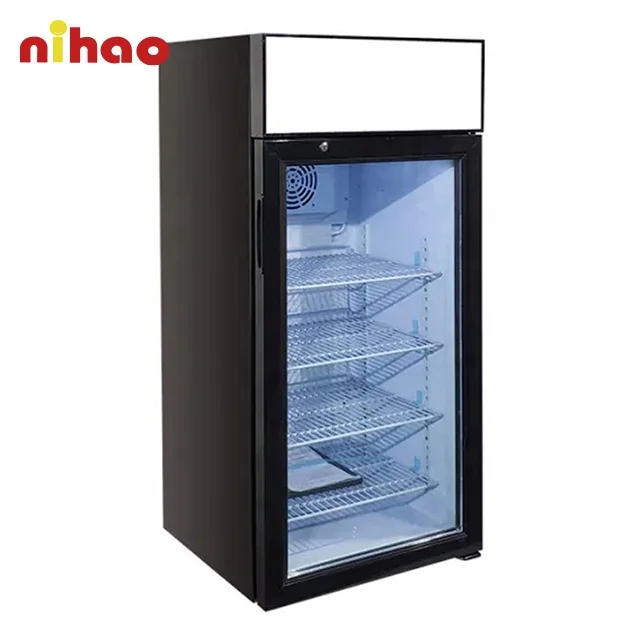 NIHAO Advertising Customized 70L Customize High Quality Promotional Mini Fridge Cooler Wholesale for Bar Promotion