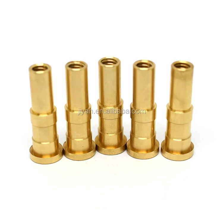 CNC precision machining brass precision parts turning lathing tube/pipe