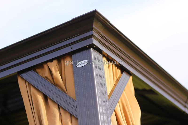 Hot sale outdoor furniture bistro aluminium gazebo large size pavilion