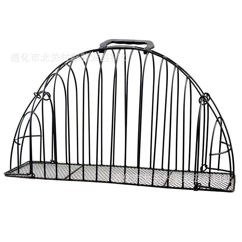 Оптовая продажа с фабрики, черный роскошный открытый зоомагазин, оптовая продажа, недорогой металлический манеж для домашних животных, клетки для кроликов в Китае