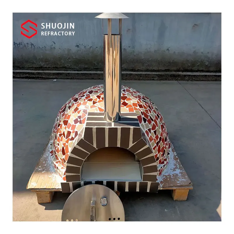 German Chinese Mexican Round Pizza Oven Mexican-Style Wood-Fired Pizza Oven