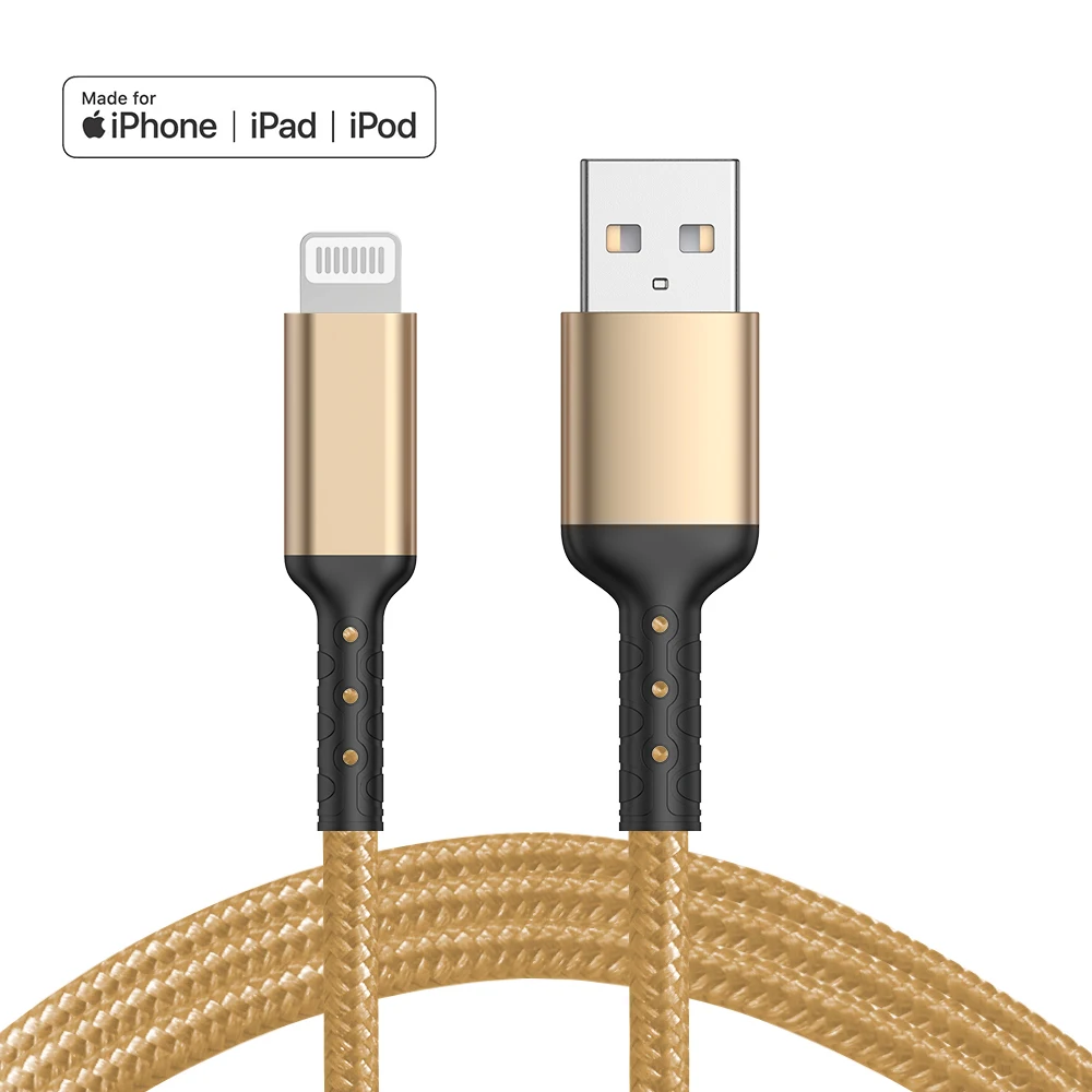 Premium Usb Cable mfi certified 2.0a Fast Charging Usb Data Cable For Iphone Charger