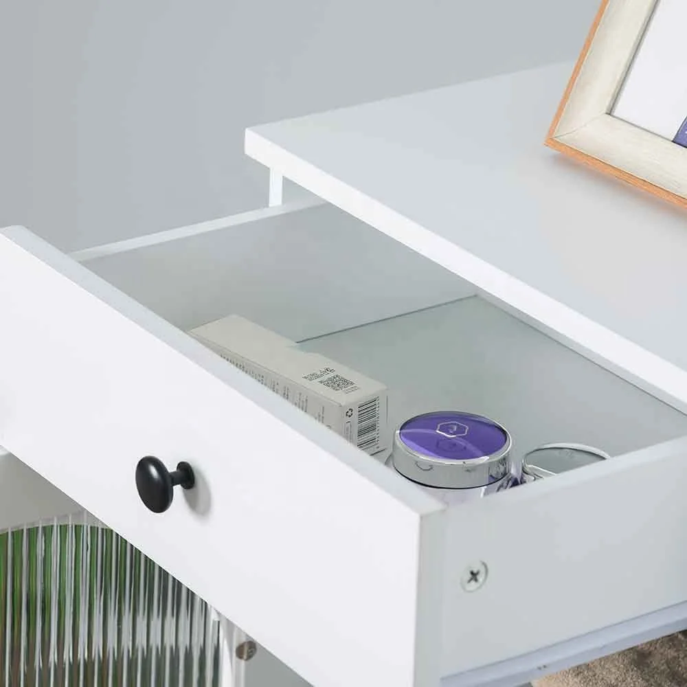 Wholesale Popular Wood Sideboard Storage Cabinet With Drawers Living Room White Furniture Corner Cabinet With Glass Door