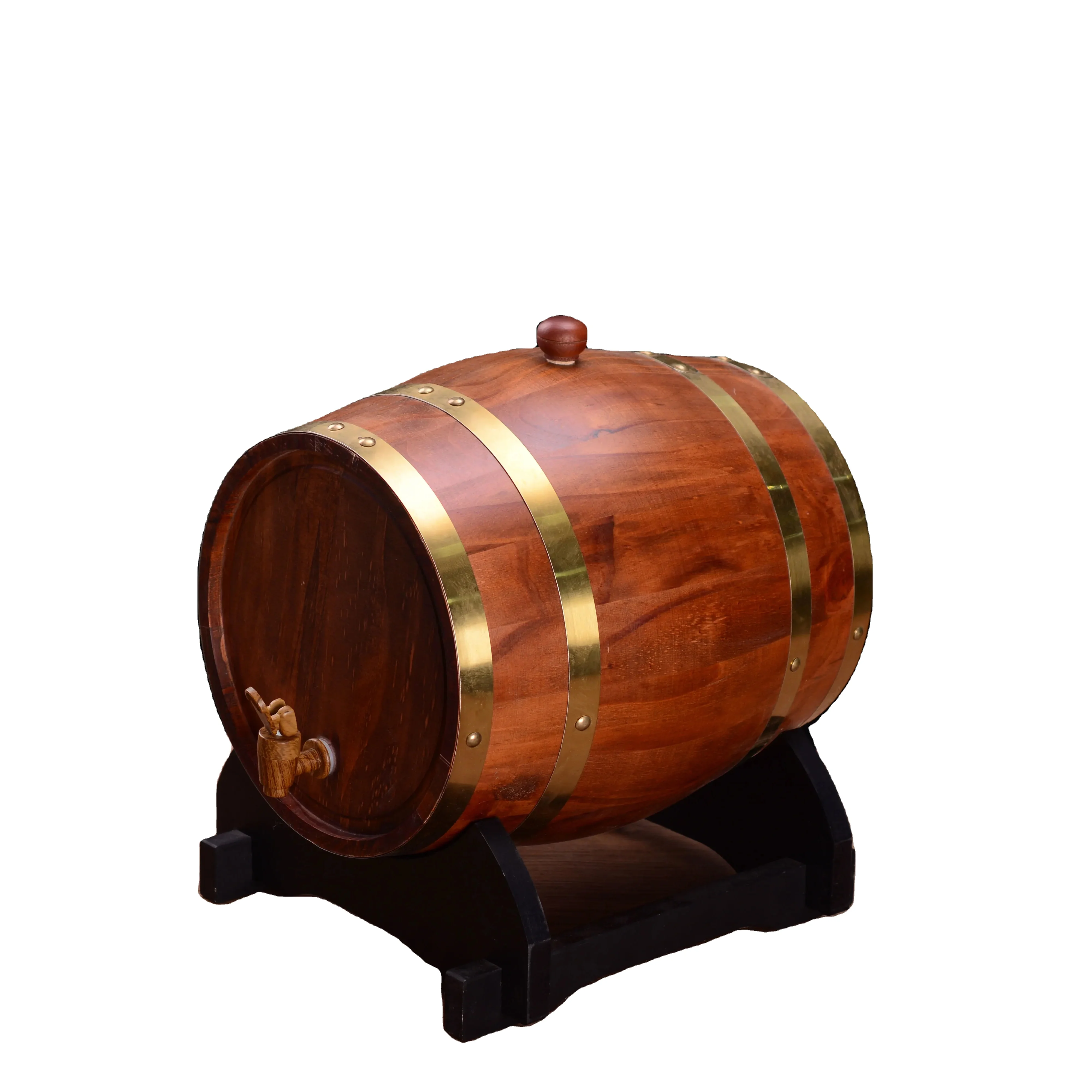 Wooden oak barrels made in China for storing whiskey and beer