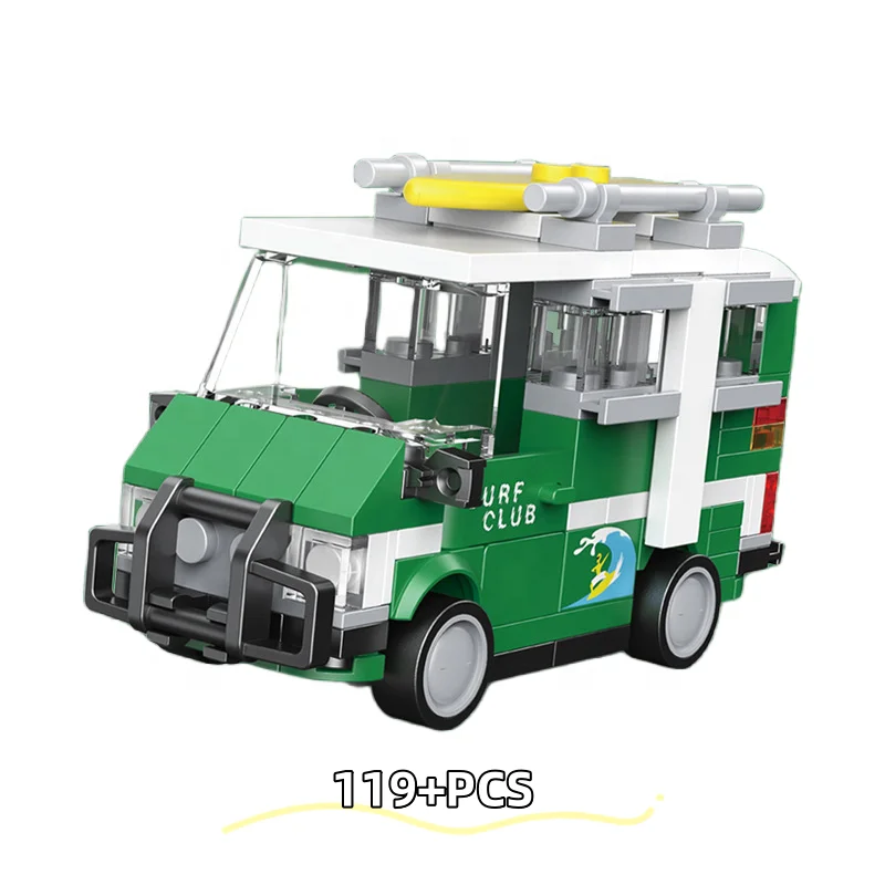 High-Tech Building Bricks Tour Bus Model Car Building Block Sets Educational Toys For Kids
