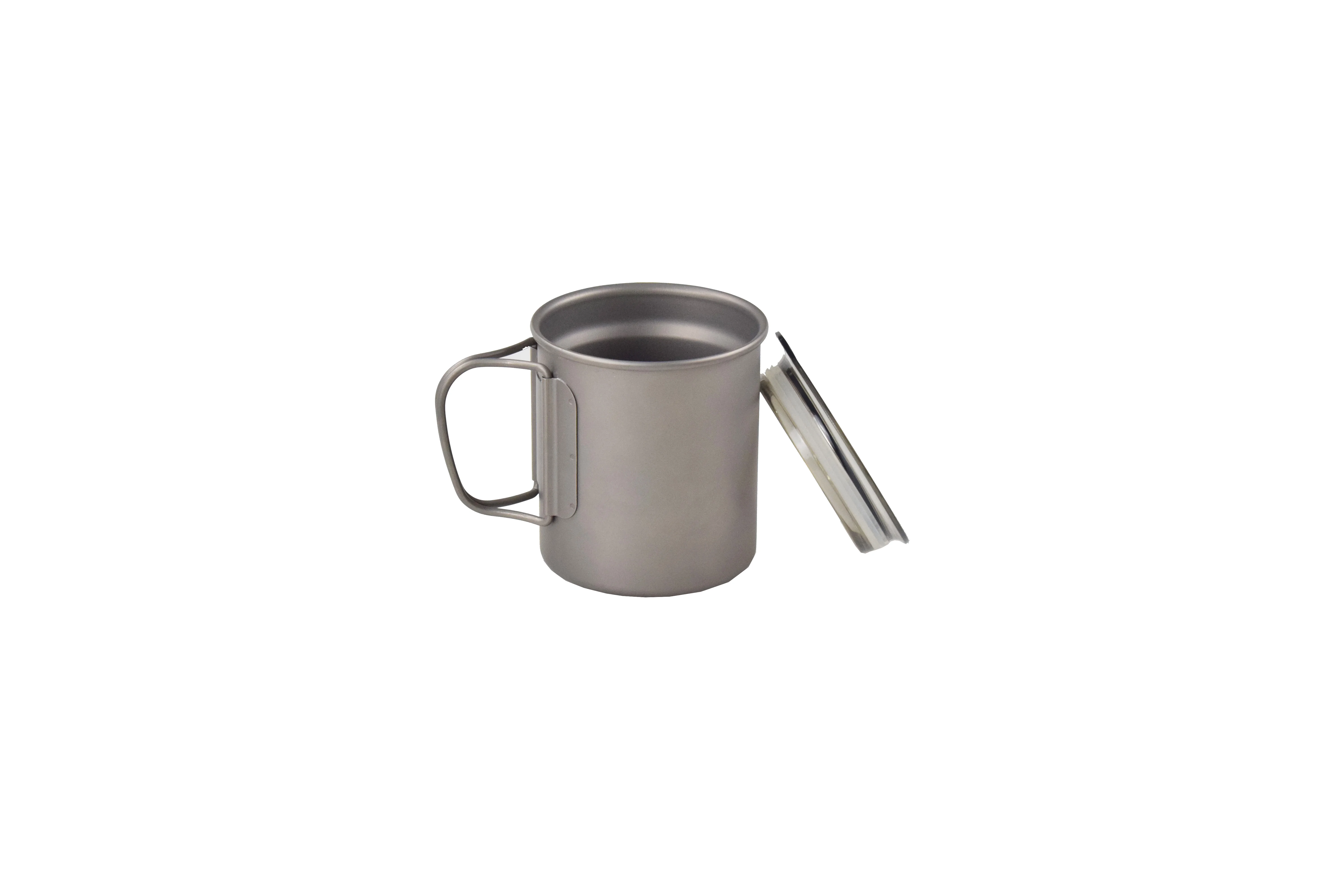 ultralight titanium double wall cup 375ml titanium camping mug drinkware
