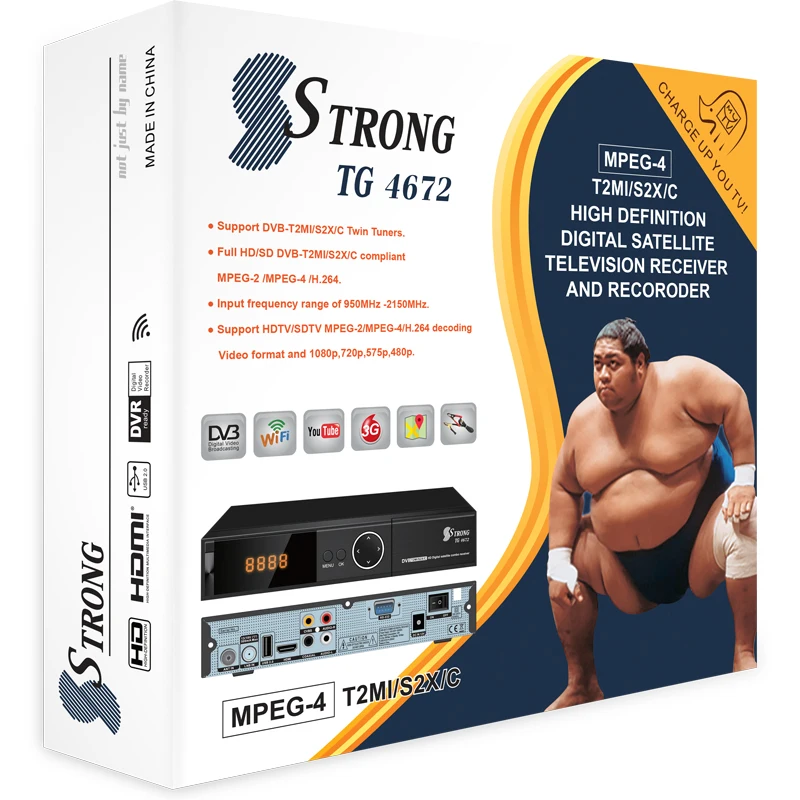 SSTRONG TG-4672 New woolen receiving set dvb s2 satellite receiver  atmos decoder  DVB-S2 S2X T/T2 Cabel Combo HD Receiver