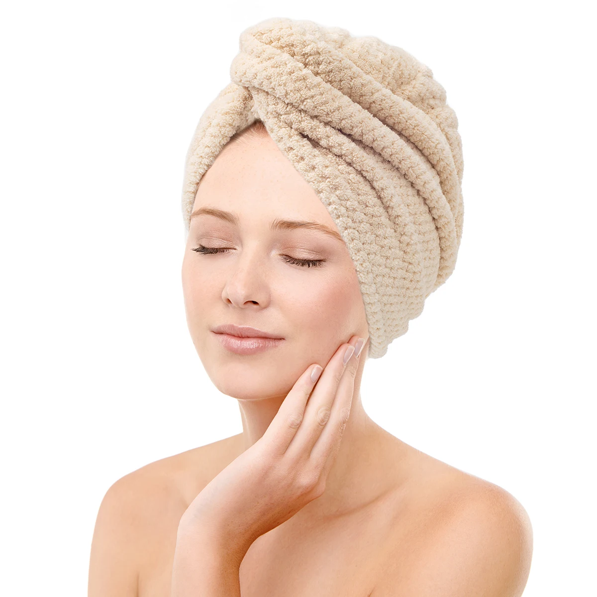 Индивидуальные женские впитывающие быстросохнущие мягкие толстые волосы тюрбан из микрофибры полотенце для сушки волос