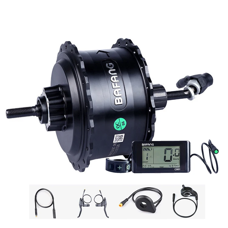 High Quality E-bike 48v 500w  750w 1000w Bafang Rear hub Drive Motor conversion kit for Fat Tire Electric Bike