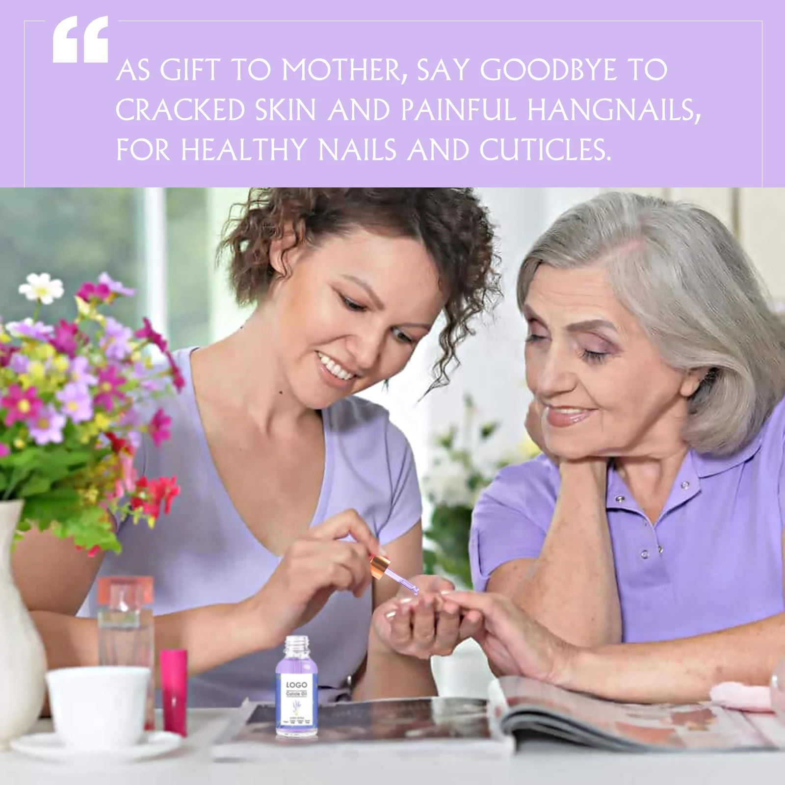 lavender peach rose Organic Nail and Cuticle Oil Jojoba Oil Nail Cuticle Repair Oil