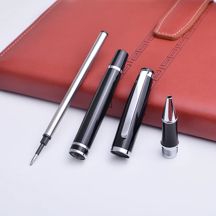 Gun Black Business Custom Pen Set Luxury Business Roller Pen With Gift Box