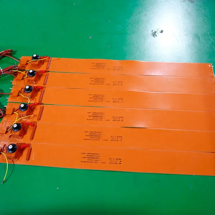 Flexible 230v gas cylinder tank heating pad customized silicone rubber heater