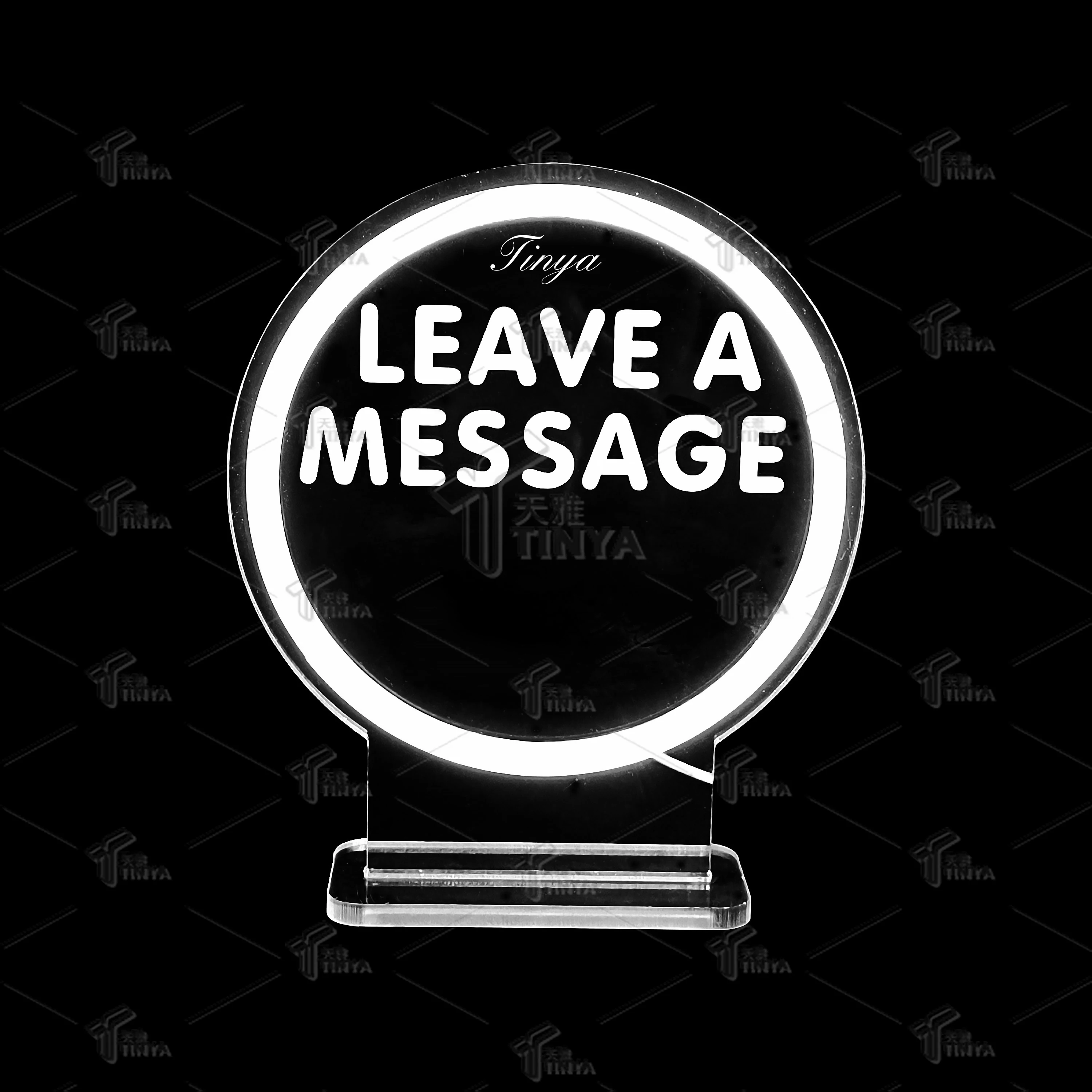 Fast Delivery Decoracion Acrylic Neon Light Sign Custom Logo Custom Led Neon Sign For Party Leave a message for kids