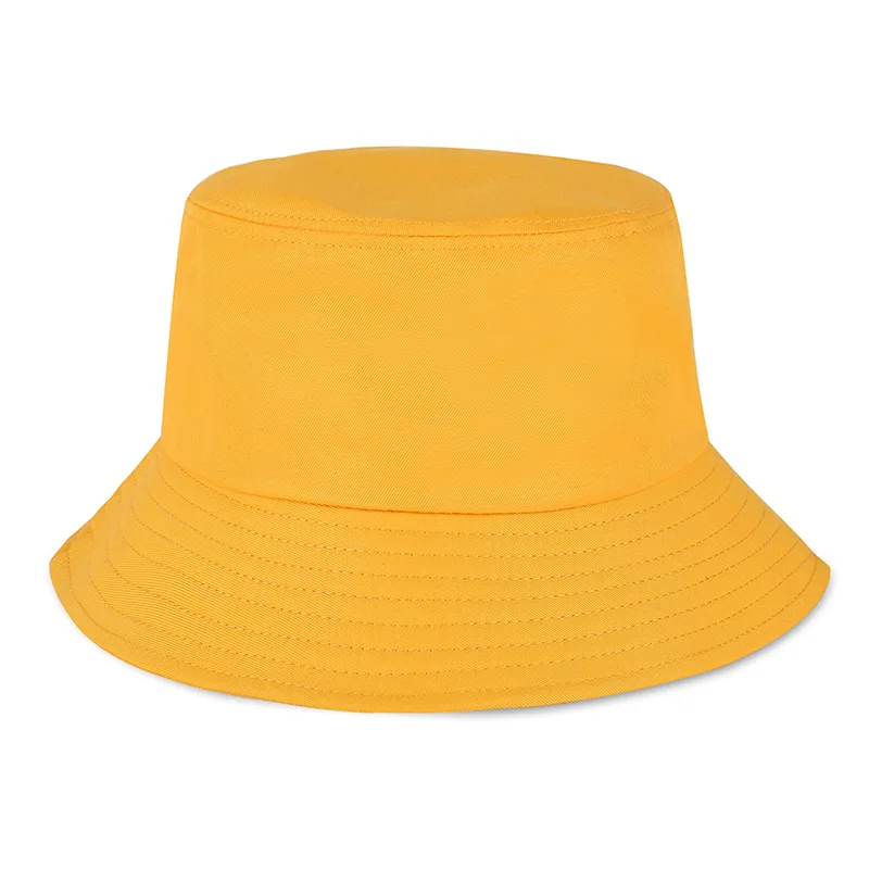 Customized printed logo fashion fisherman hat flat top sun hat sun caps advertising hat bucket caps
