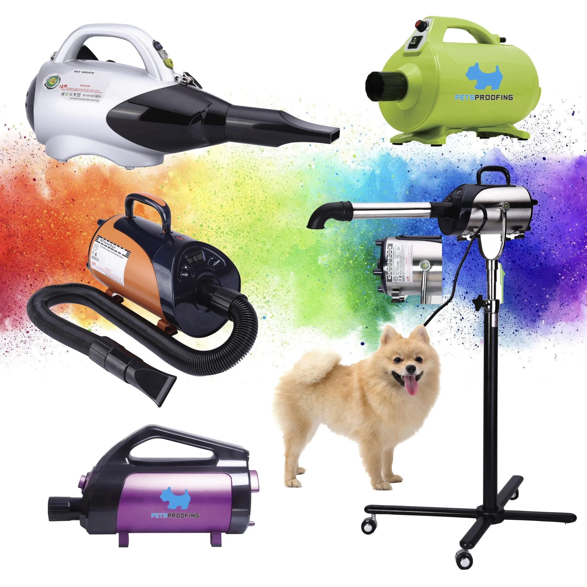 Новинка бестселлер фен для ухода за собаками сушилка домашних животных с переменной скоростью собак и кошек