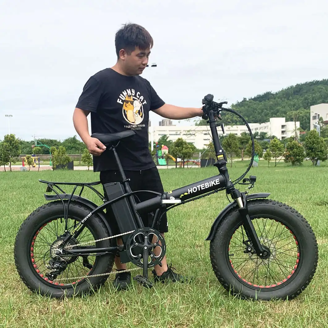 electric folding bike 750w fat tire 48V light weight electric folding bike 38V15AH folding electric bike 750w