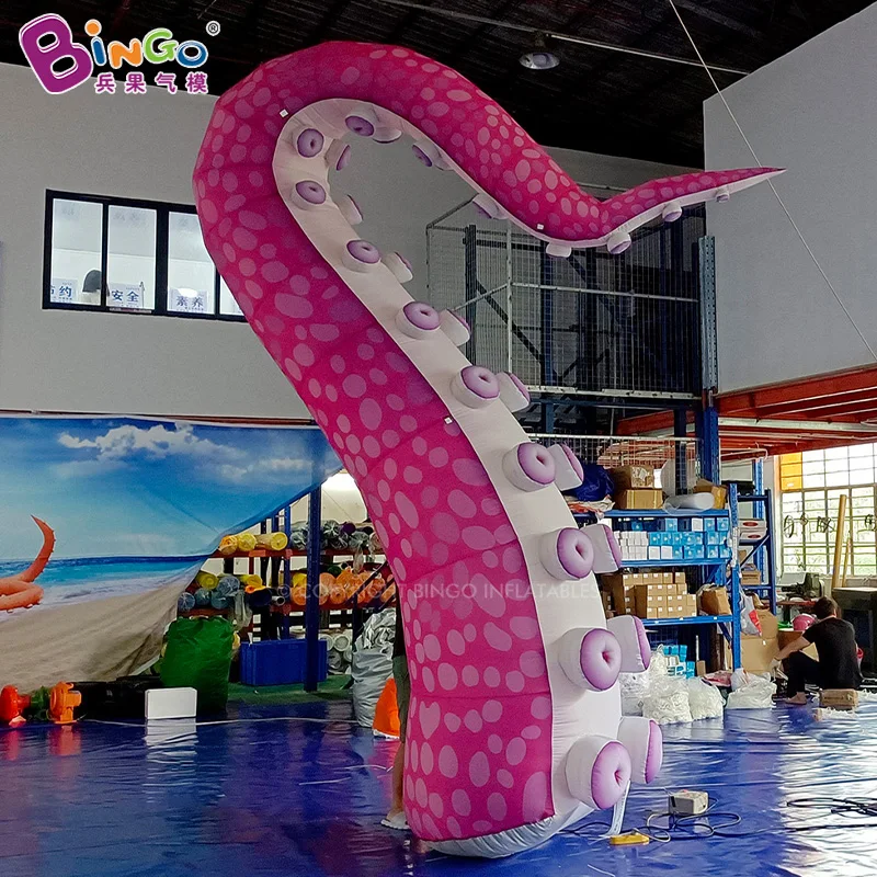 Bingo Octopus Tentacle Decoration Inflatable Squid Giant Inflatable Octopus Tentacles For Stage Decoration