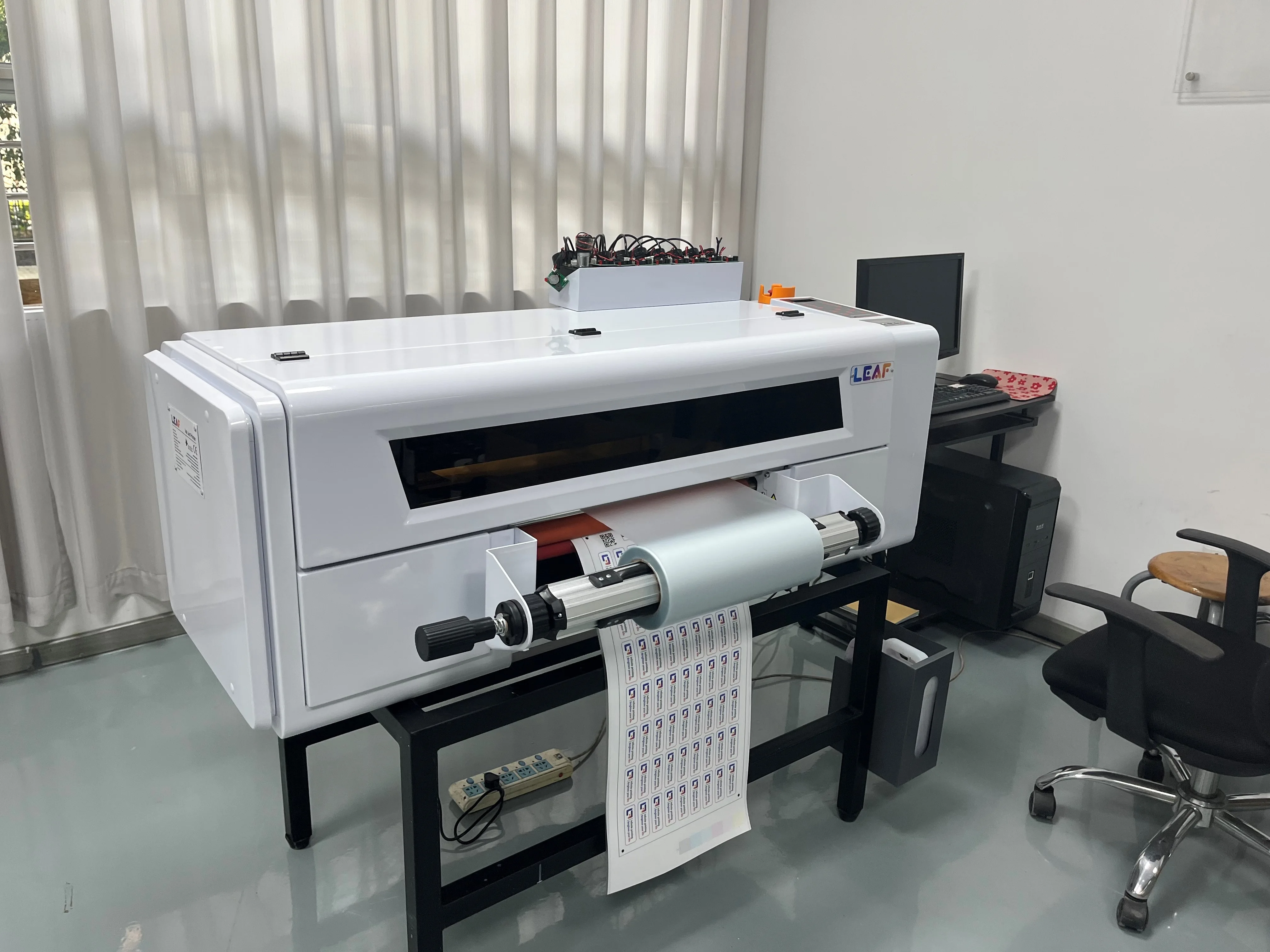 LEAF A2 A3 UV DTF стикер Принтер 42 см 6 цветов рулон для рулонного принтера струйный Ультрафиолетовый принтер мобильного телефона