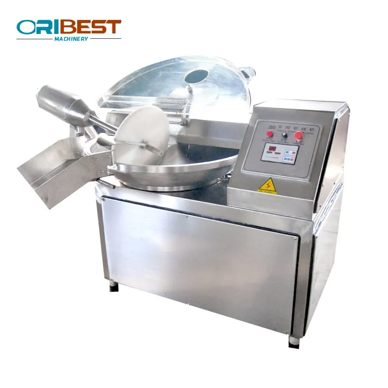 Hot Selling Two Pot Speed Small Bowl Cutter Chopper Machine Beef Meat Chopper Machine Meat Bowl Cutter For Meat And Vegetables