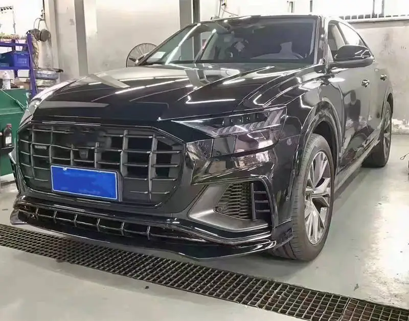 BTC High Quality carbon fiber Bodykit for Audi Q8 2018- To ABT style front lip rear diffuser splitter spoiler