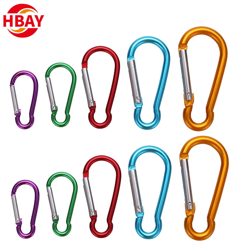 Metal climbing buckle No.5 backpack hook aluminum alloy multifunctional safety climbing buckle
