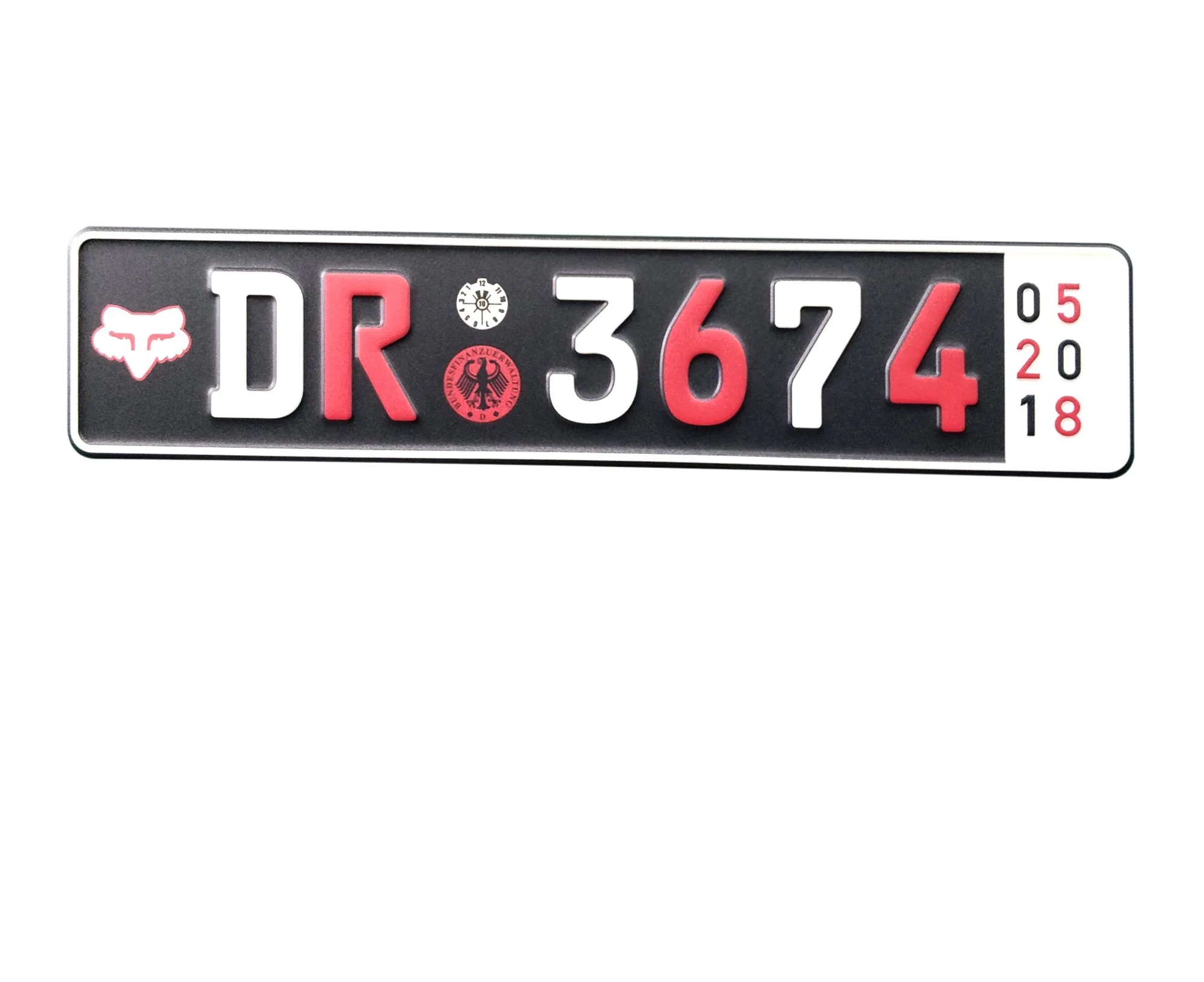 Hot sales Advertising Aluminum number plates, Aluminum Souvenir with Personality design car plates