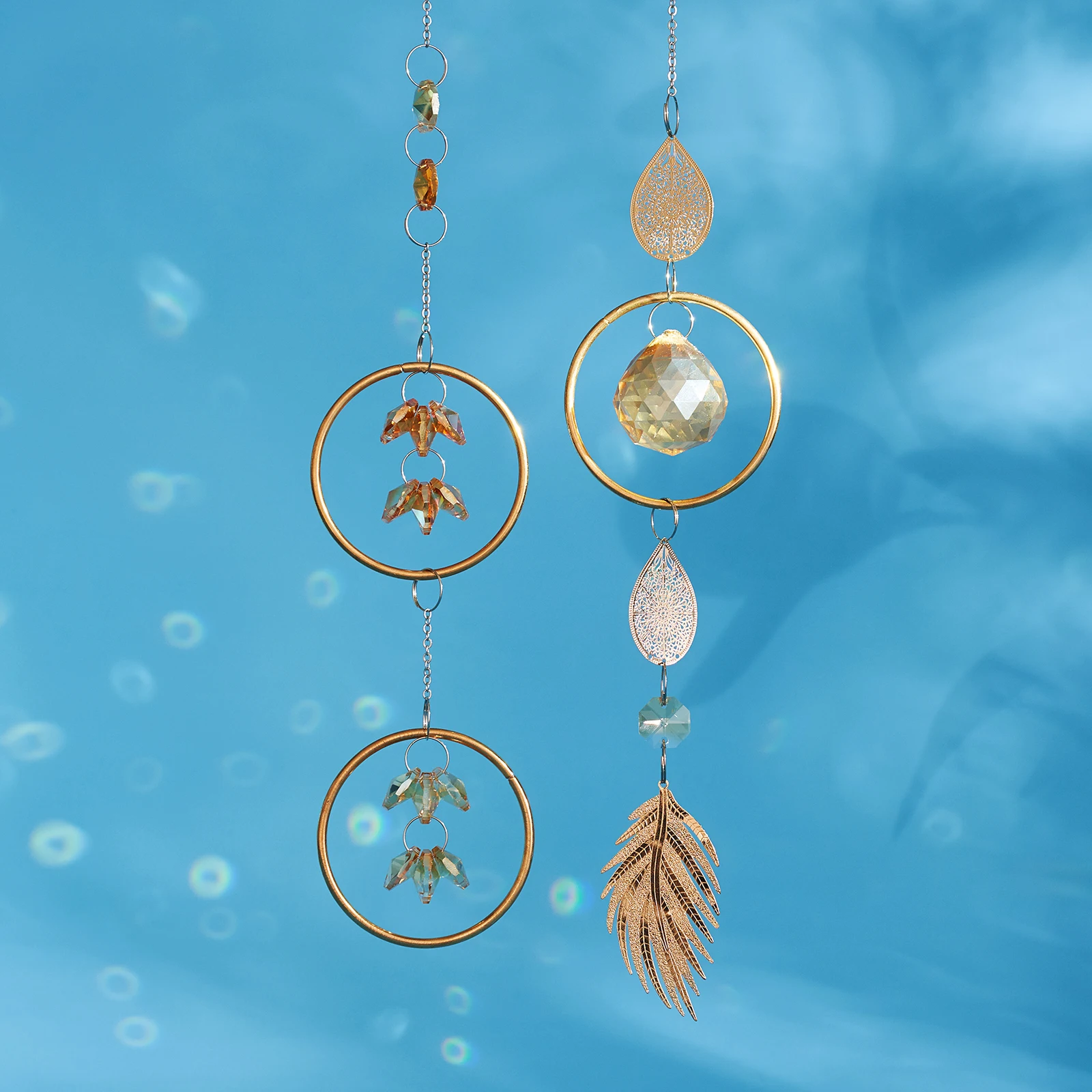 2021 Hot Sale JINGSHENG Chandelier Suncatchers Prisms Octogon  K9 Glass Drop Crystal Pendant for DIY Earring Accessories pendant