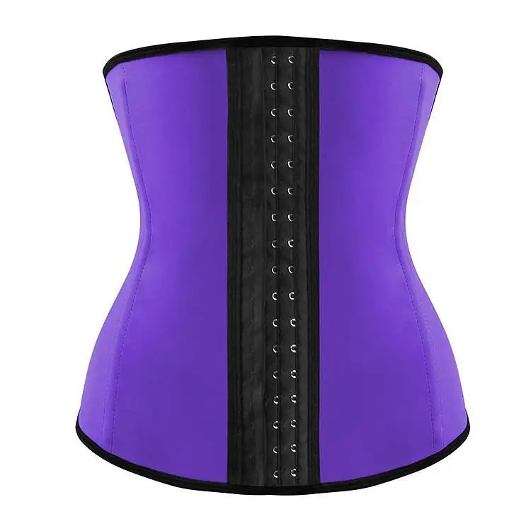 Fajas Colombiana 3 hook Latex Waist Trainer 9 Steel Boned Corset
