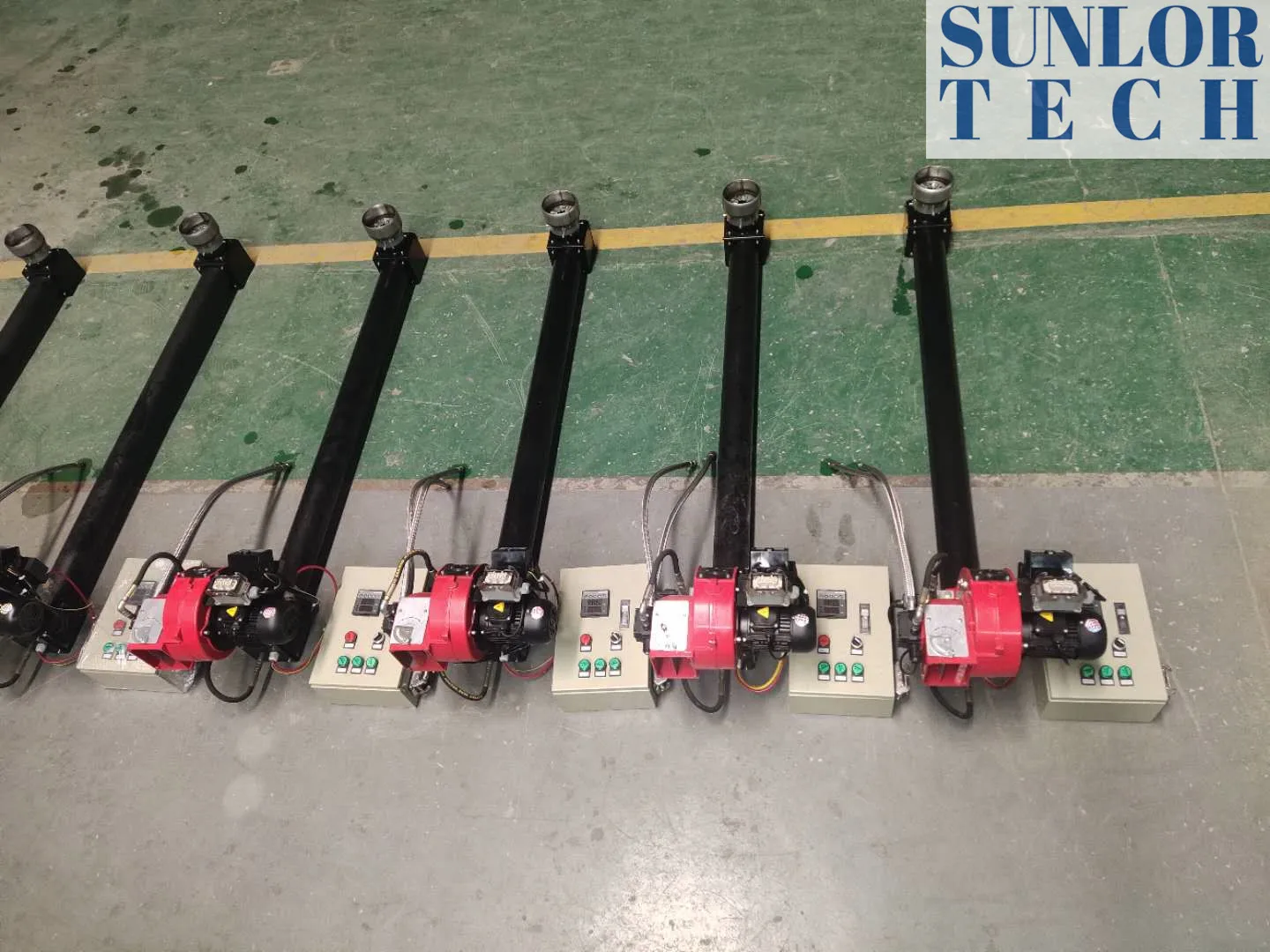 Bottom-burning burner Ultra-long combustion tube barrel integrated low-burning combustion machine system Diesel Burner,