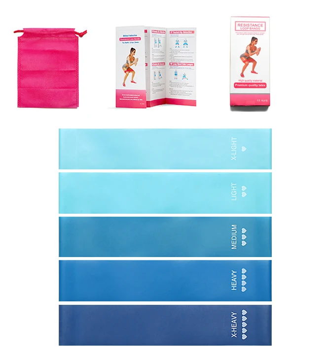 Fitness Gum Custom LOGO Elastic Rubber Bands For Fitness Workout Equipment Training Exercise Gym Strength Latex Resistance Bands