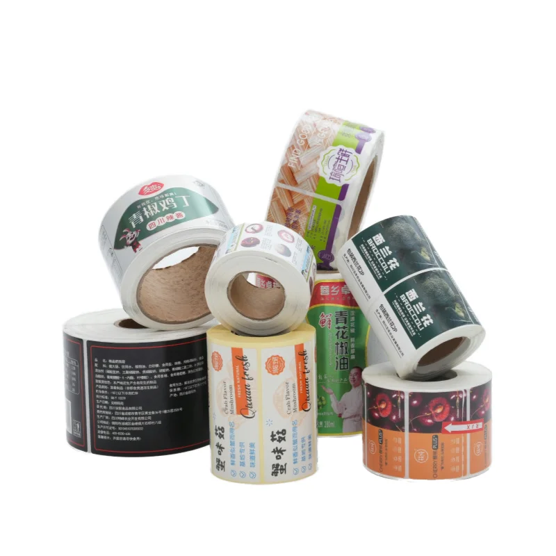 High Quality Adhesive Paper UV Printed Barcode Sticker Glossy Surface Finish for Industrial Use Clothing & Shipping Labels
